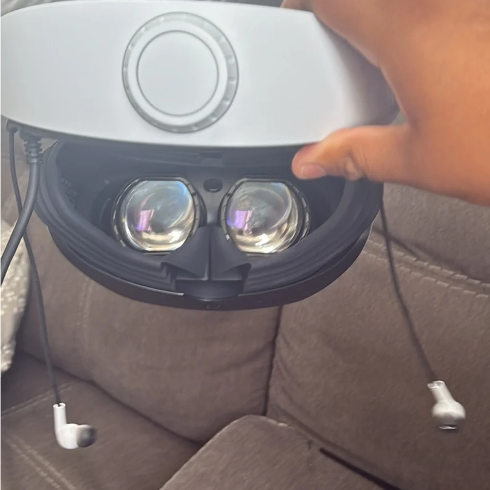 Sony White VR Headset